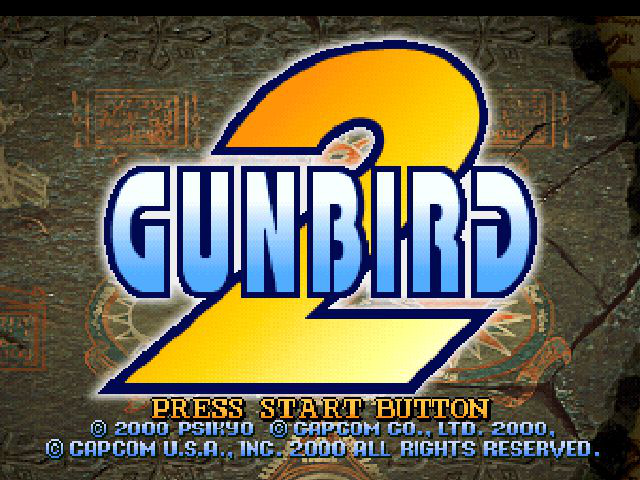 Gunbird 2 Title Screen